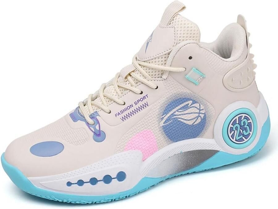 Heren Basketbalschoenen Ademend Ondersteunende Trainers voor Sport en Outdoor