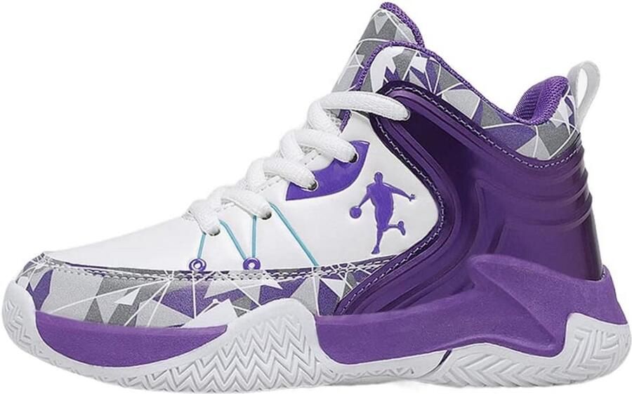 Heren Basketbalschoenen voor Jongens Dikke Zool Antislip Sportschoenen