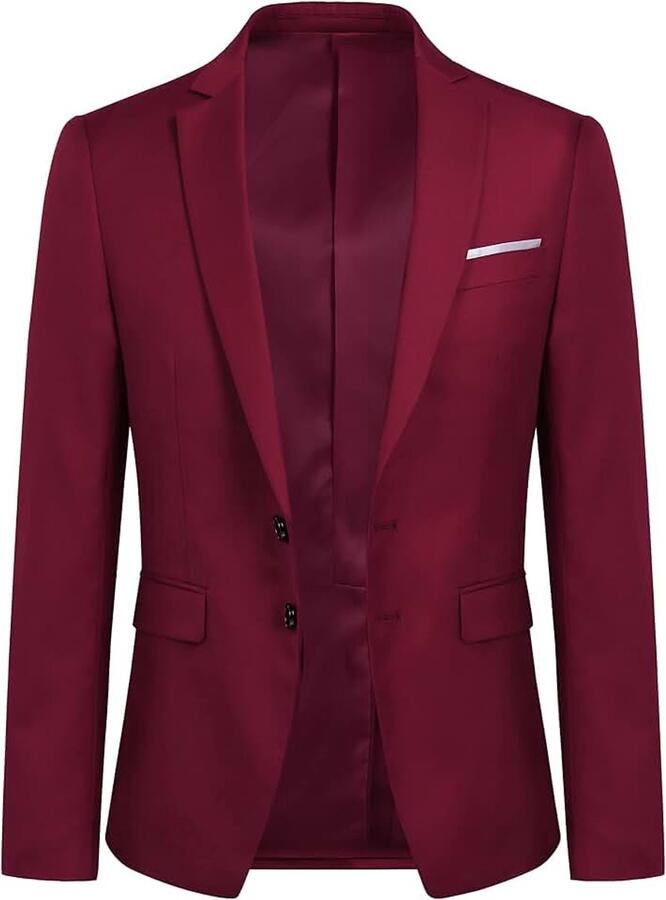 Heren Blazer Formele Bedrijf Tuxedo Jas Slim Fit Single Breasted Suit Jassen