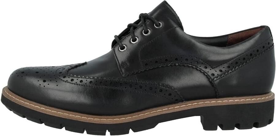 Heren Brogues Leren Schoenen met Comfortabele Demping