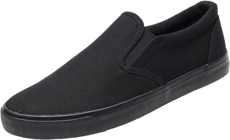 Heren Canvas Schoenen Casual Sneakers Dagelijks Gebruik Ademend en Antislip Effen Kleur