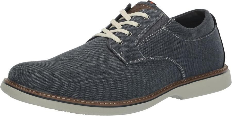 Heren Canvas Veterschoen Oxford Platte Neus Casual Stijlvol - Foto 1