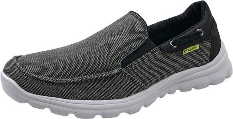 Heren Canvas Zomerschoenen Lichtgewicht Instappers Wandelsneakers Casual Outdoor