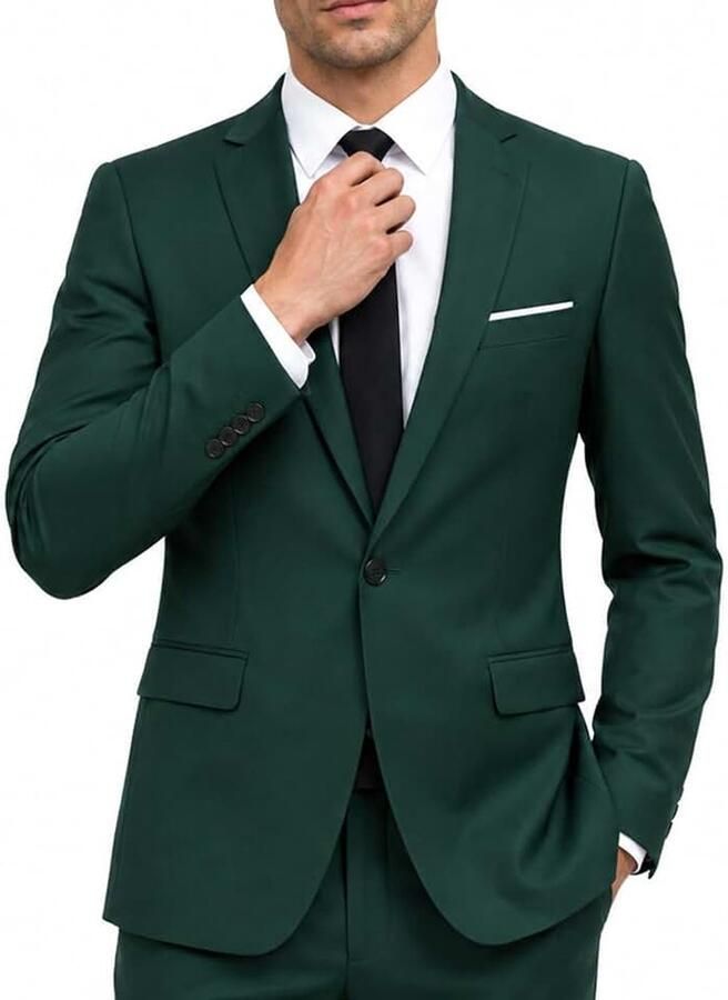 Heren Casual Blazer Slim Fit Formele Zakelijke Pak Jassen Eén Knop Enkele Breasted Smoking Jas Smart Blazer