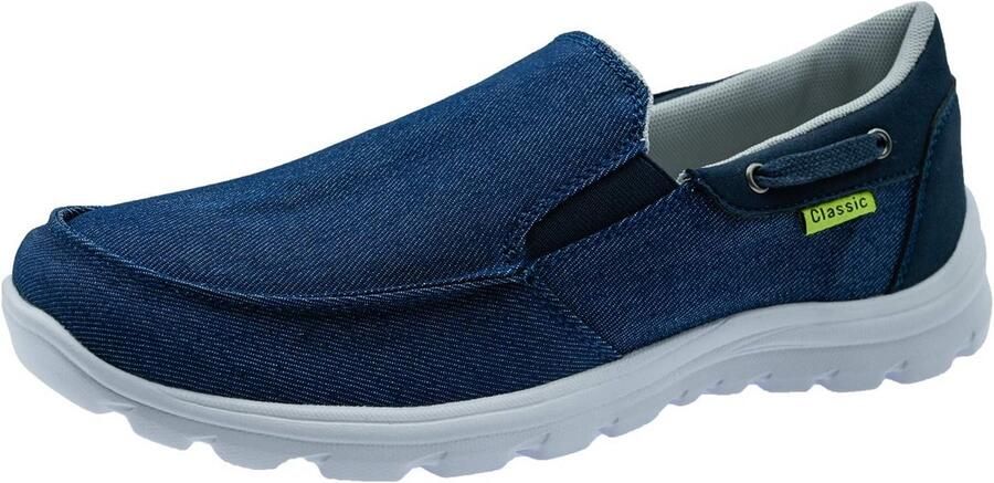 Heren Casual Canvas Loafers Lichtgewicht Ademende Slip-On Wandelsneakers