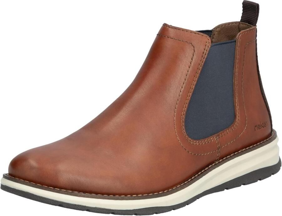 Heren Chelsea Boots Comfortabele Leren Enkelhoge Laarzen Herfst Winter