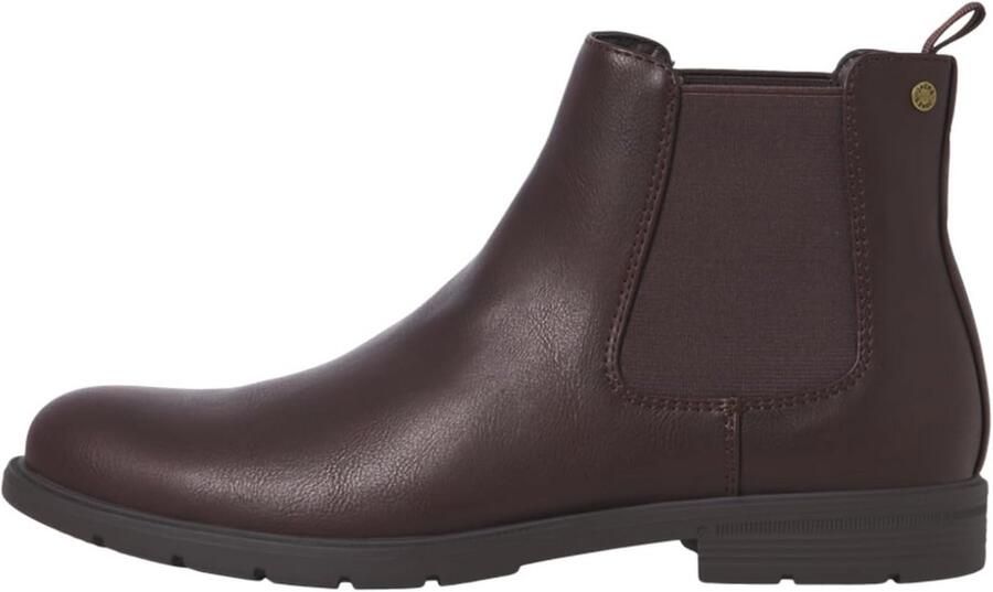 Heren Chelsea Boots in Imitatieleer Stijlvolle Enkelhoge Herenschoenen