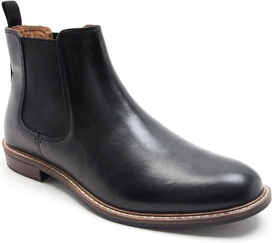 Heren Chelsea Boots Klassieke Leren Enkelhoge Laarzen
