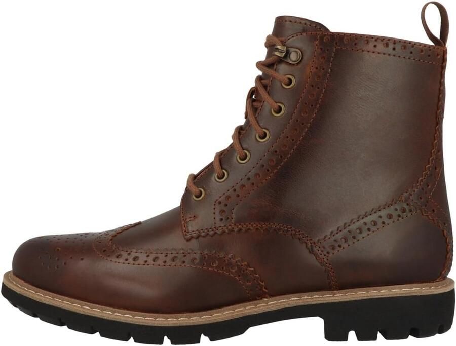 Heren Chelsea Boots Leer Donkerbruin Enkelhoge Laarzen