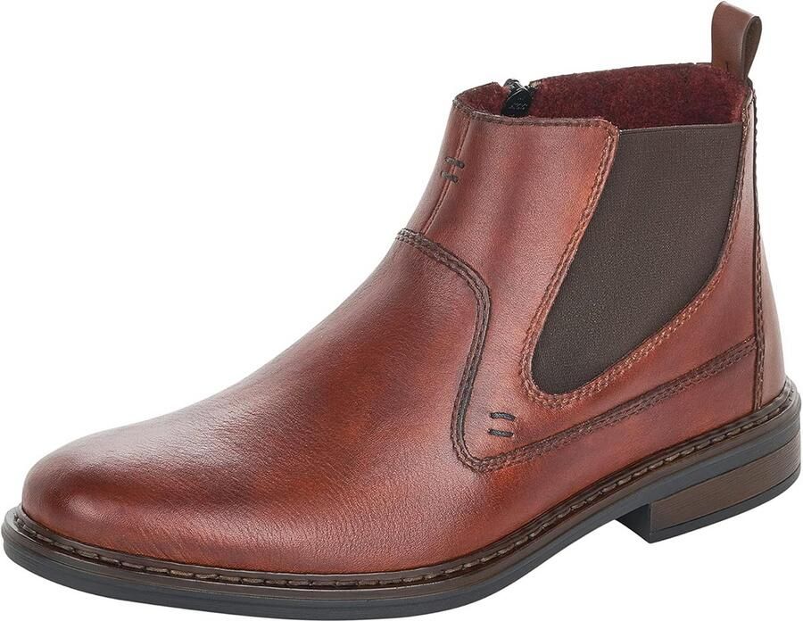 Heren Chelsea Boots Zwart Comfortabele Enkelhoge Laarzen met Ritssluiting