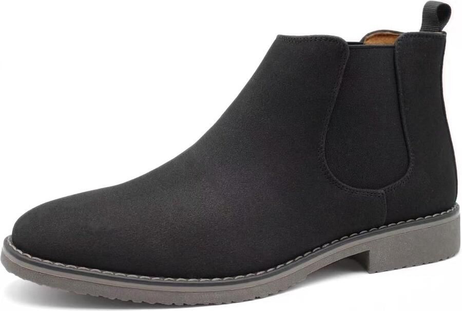 Heren Chelsea Boots Smart Casual Instappers met Elastische Zijpaneel