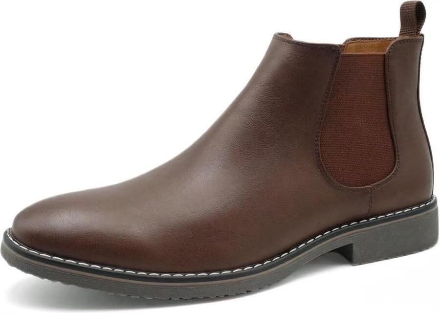 Heren Chelsea Laarzen Stijlvolle Smart Casual Slip-On Enkellaarzen