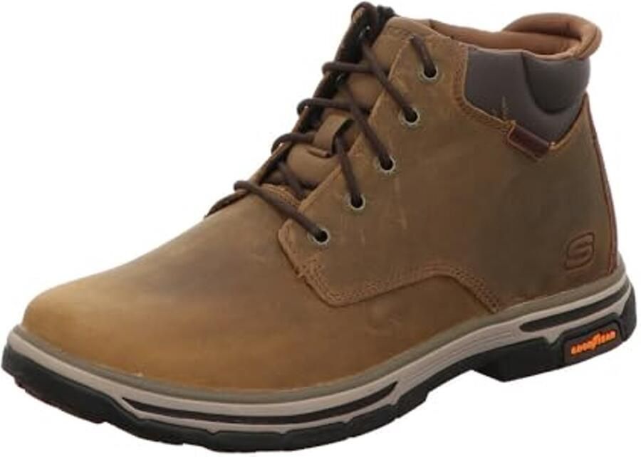 Heren Chukka Boot met Mid Round Toe en Vetersluiting