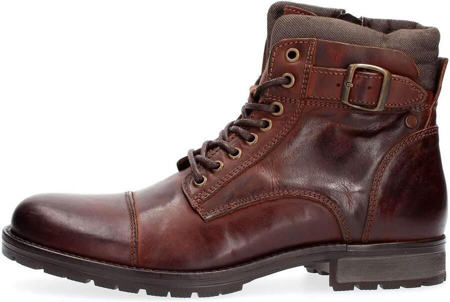 Heren leren chukka boots in antraciet