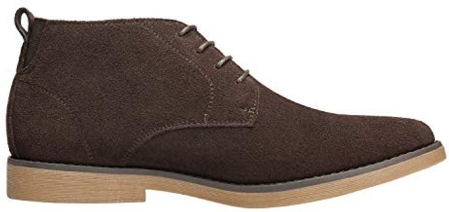 Heren Chukka Boots Suède Bovenwerk en Comfortabele Pasvorm Donkerbruin