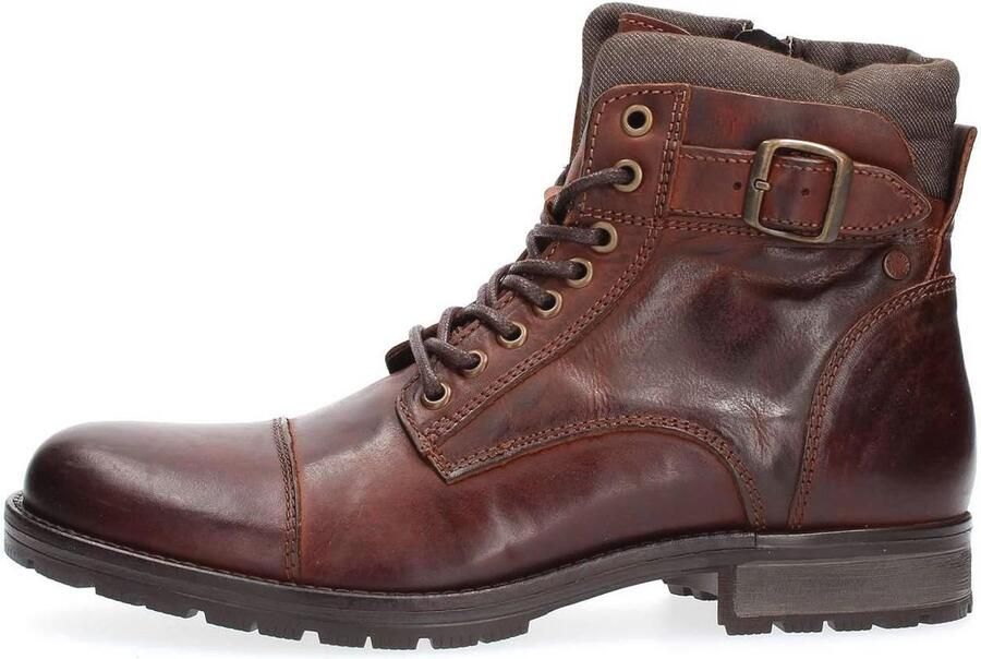 Heren leren chukka boots in antraciet