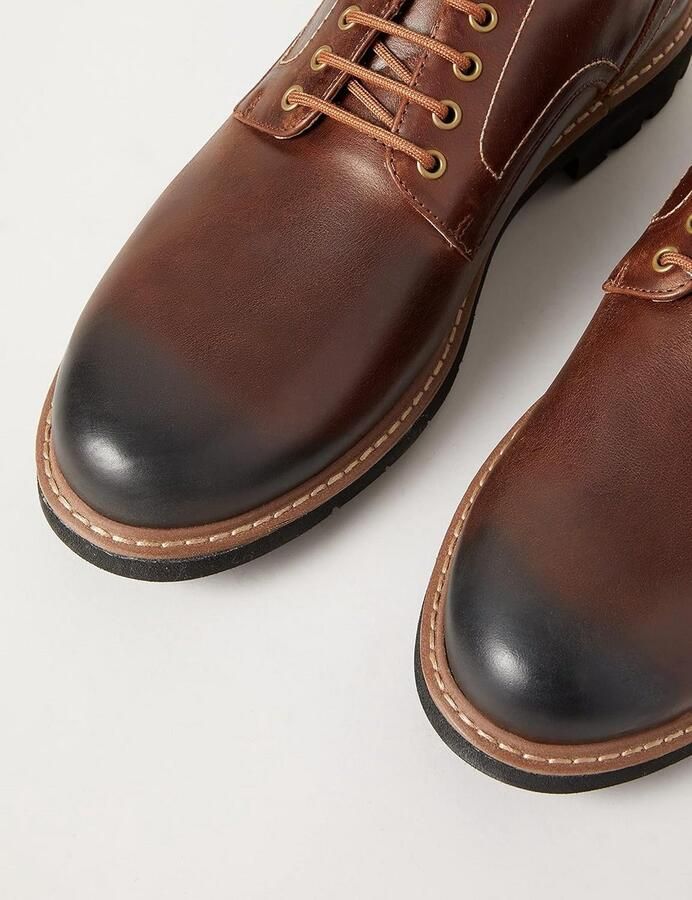 Heren Derby Schoenen Leer Stijlvol en Comfortabel