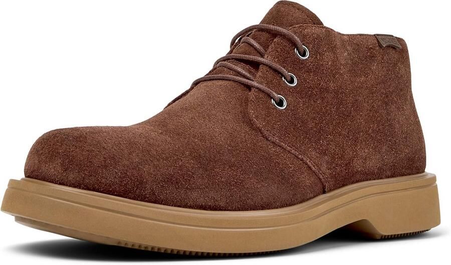 Heren Desert Boot Enkellaars Beige Suède Stijlvol