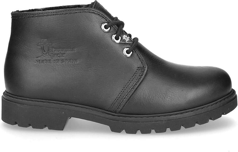 Heren Enkellaars met Schapenhuid Voering en Antislip Rubberen Zool