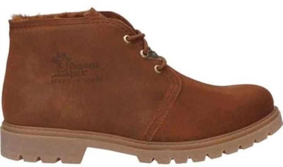 Heren enkellaars met schapenwollen voering en waterdichte nappa