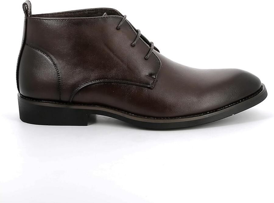 Heren Enkellaars met Veters Waterafstotend Kunstleer