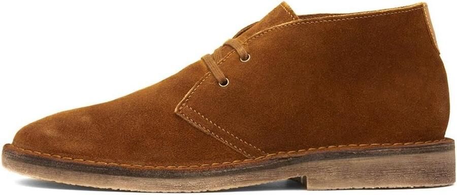 Klassieke Heren Enkellaars Suède Waterafstotend Comfortabele Veterboot