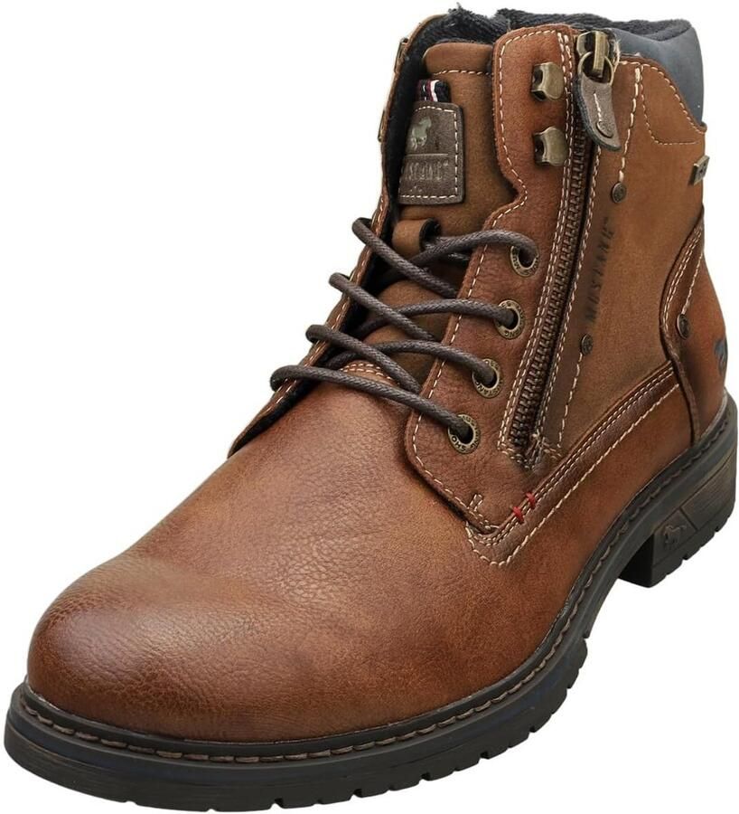 Heren Enkellaarsjes Waterdicht Warm Gevoerd Met Antislipzool