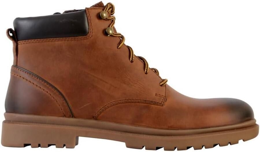 Heren Enkellaarzen Ademend Leer Comfortabele Waterdichte Herenschoenen