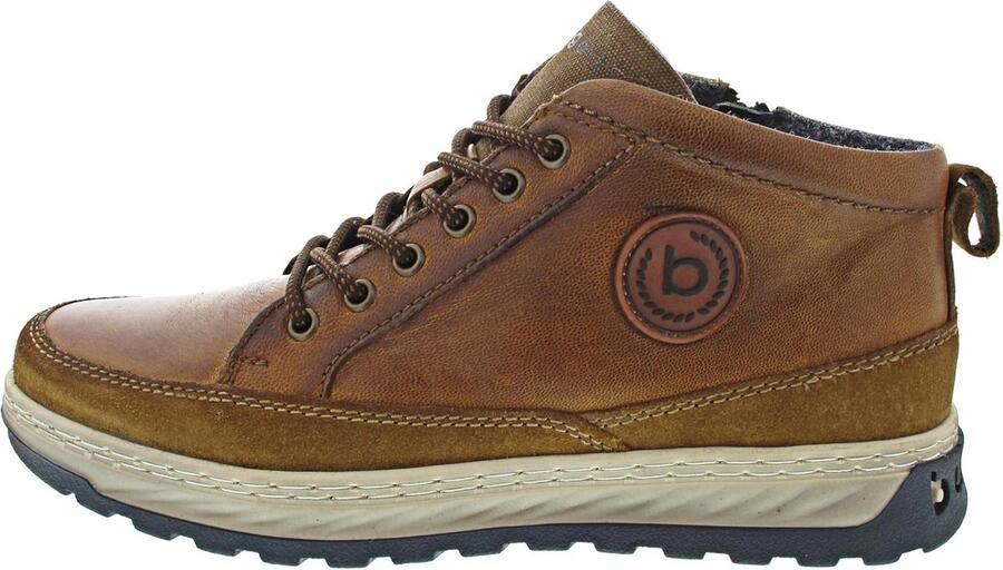 Heren Enkellaarzen Bruin Comfortabele Voering