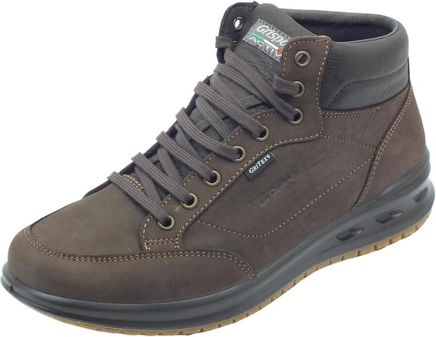 Heren Enkellaarzen Leer Grijs Herfst Winter Waterdicht en Comfortabel