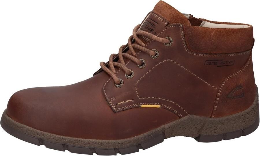 Heren Enkellaarzen Leer Modieus Comfortabel