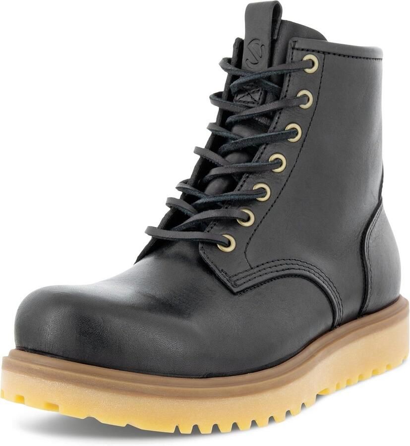 Heren Enkellaarzen Met Leer Bovenwerk Lichtgewicht Comfortabele Wandellaarzen