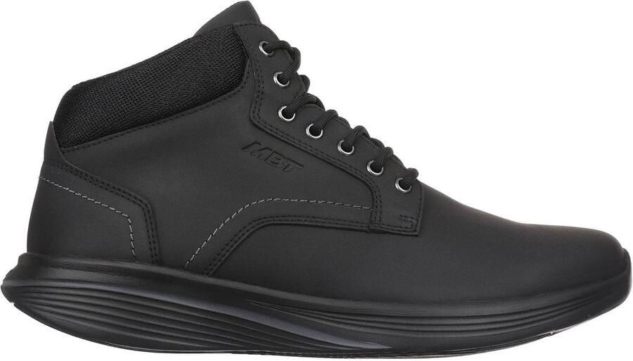 Heren Enkellaarzen met Rocker Zool voor Betere Houding en Comfort