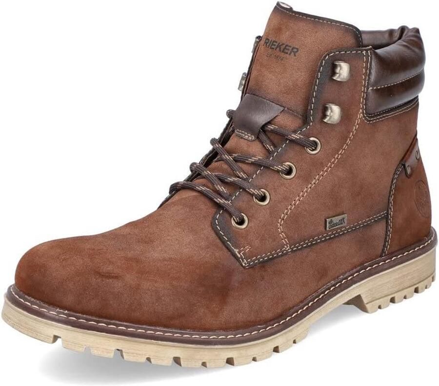 Heren Enkellaarzen Met Veters Waterafstotend Comfortabele Pasvorm