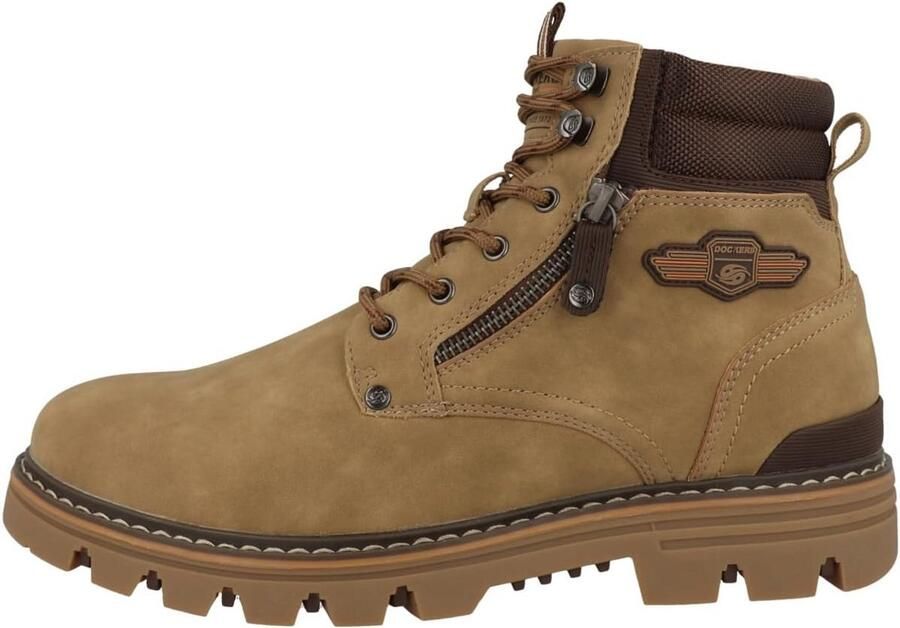 Heren Veterboots Robuust Imitatieleer Warm Gevoerd