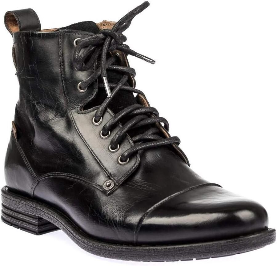 Heren Enkellaarzen met Vintage Look