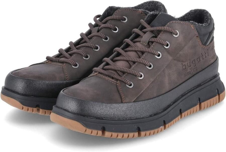 Heren Enkellaarzen met Warme Voering Beige