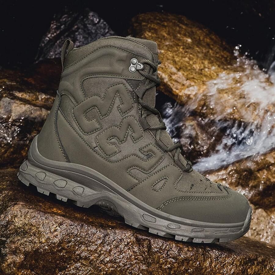 Heren Enkellaarzen Tactische Militaire Stijl Ademende Woestijnlaarzen