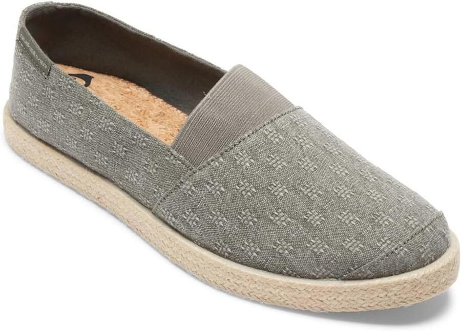 Heren Espadrille Sleehaksandaal met Slip-On Design