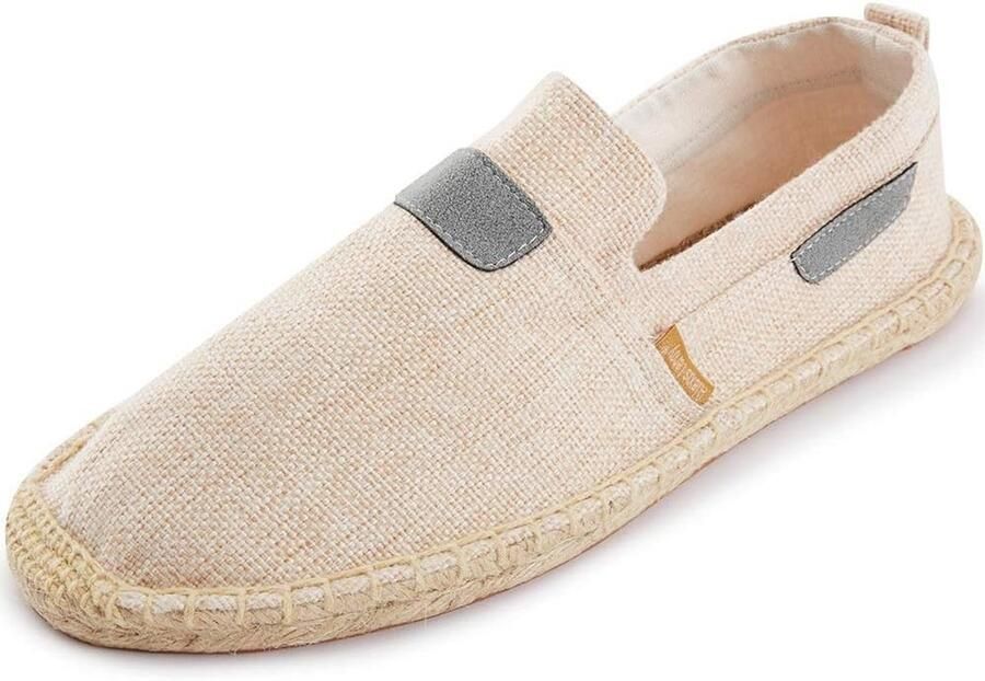Heren Espadrilles Canvas Flats Casual Wandelen Stijlvol Frans Design Veelkleurig