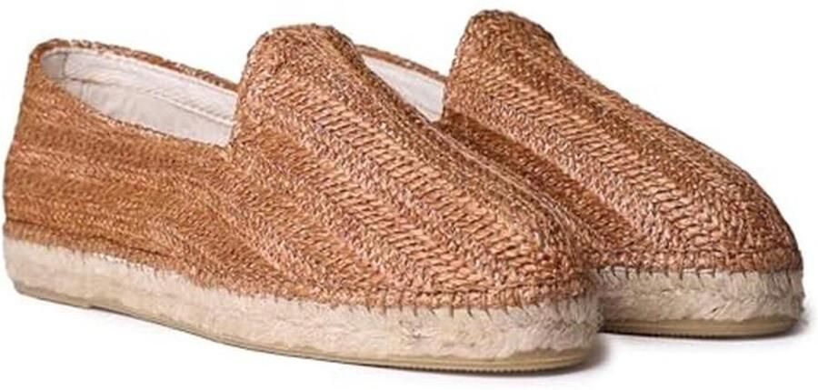 Heren espadrilles van bast met jute zool