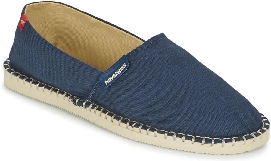 Heren Espadrilles Zomer Schoenen Comfortabel Blauw Beige