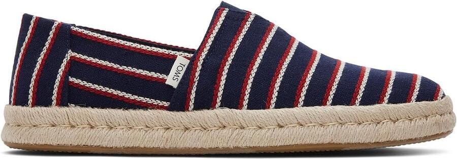 Heren Espadrilles Zomerschoenen Instappers Casual Wandelen Touw Detail Marineblauw
