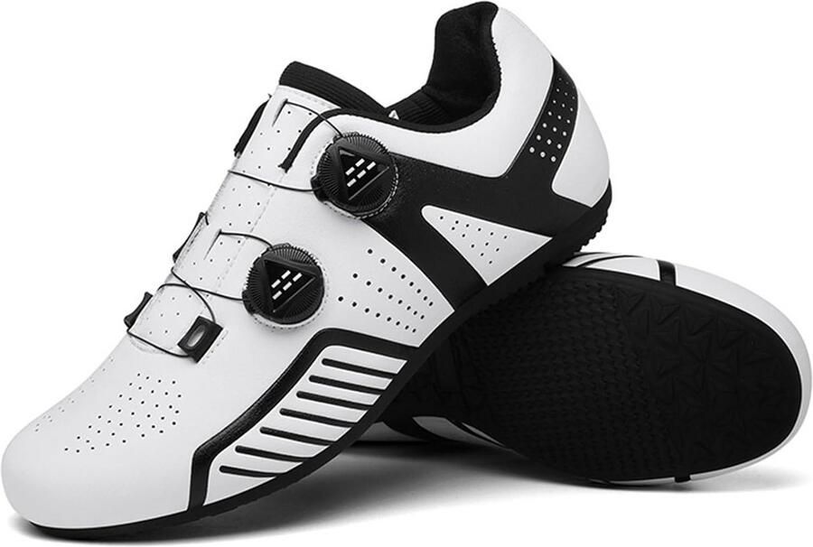 Heren Fietsschoenen MTB Rubberen Zool Ademend Antislip voor Binnen en Buiten Fietsen