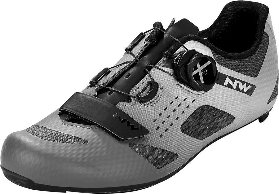 Heren Fietsschoenen Racefiets Carbon Zool Met Reflecterende Details