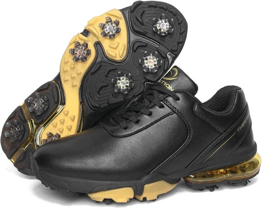 Heren Golfschoenen Breed Model Waterdichte Sneakers Niet-Slip Lichte Buitenschoenen