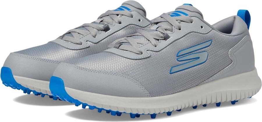 Heren Golfschoenen Lichtgewicht Schoenen Sportieve Prestaties Zonder Spikes Grijs Blauw