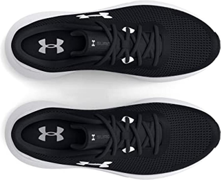 Heren Hardloopschoenen Zwart Wit Lichtgewicht en Ademend Design