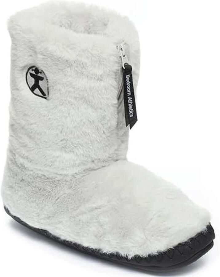 Heren Hi-Top Slippers met Imitatiebont en Contrastkleurige Zool - Foto 1