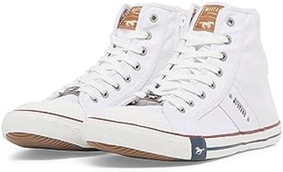 Heren Hoge Trainers 4058-504 van Canvas - Foto 1